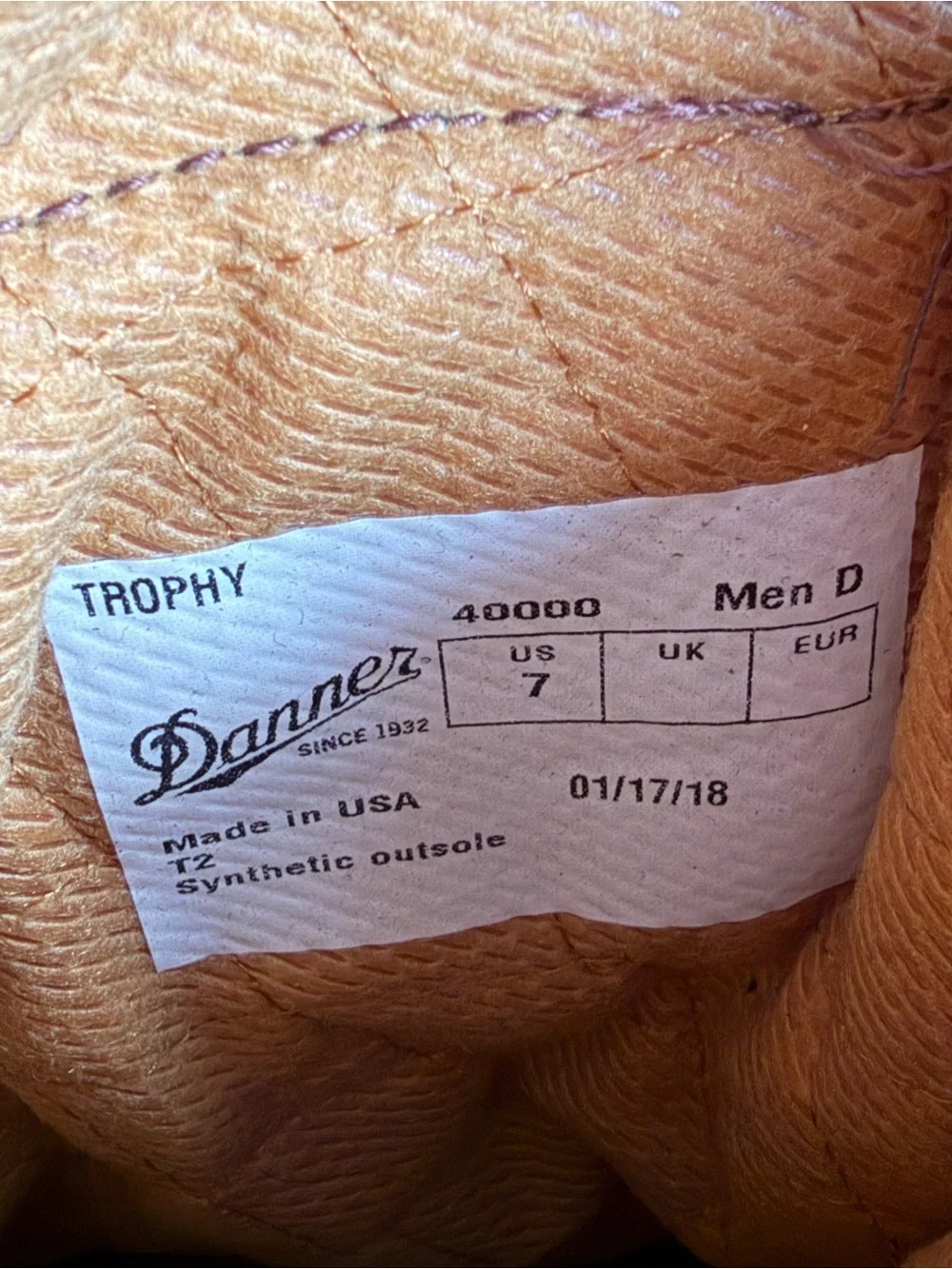 Danner Trophy Men’s 10